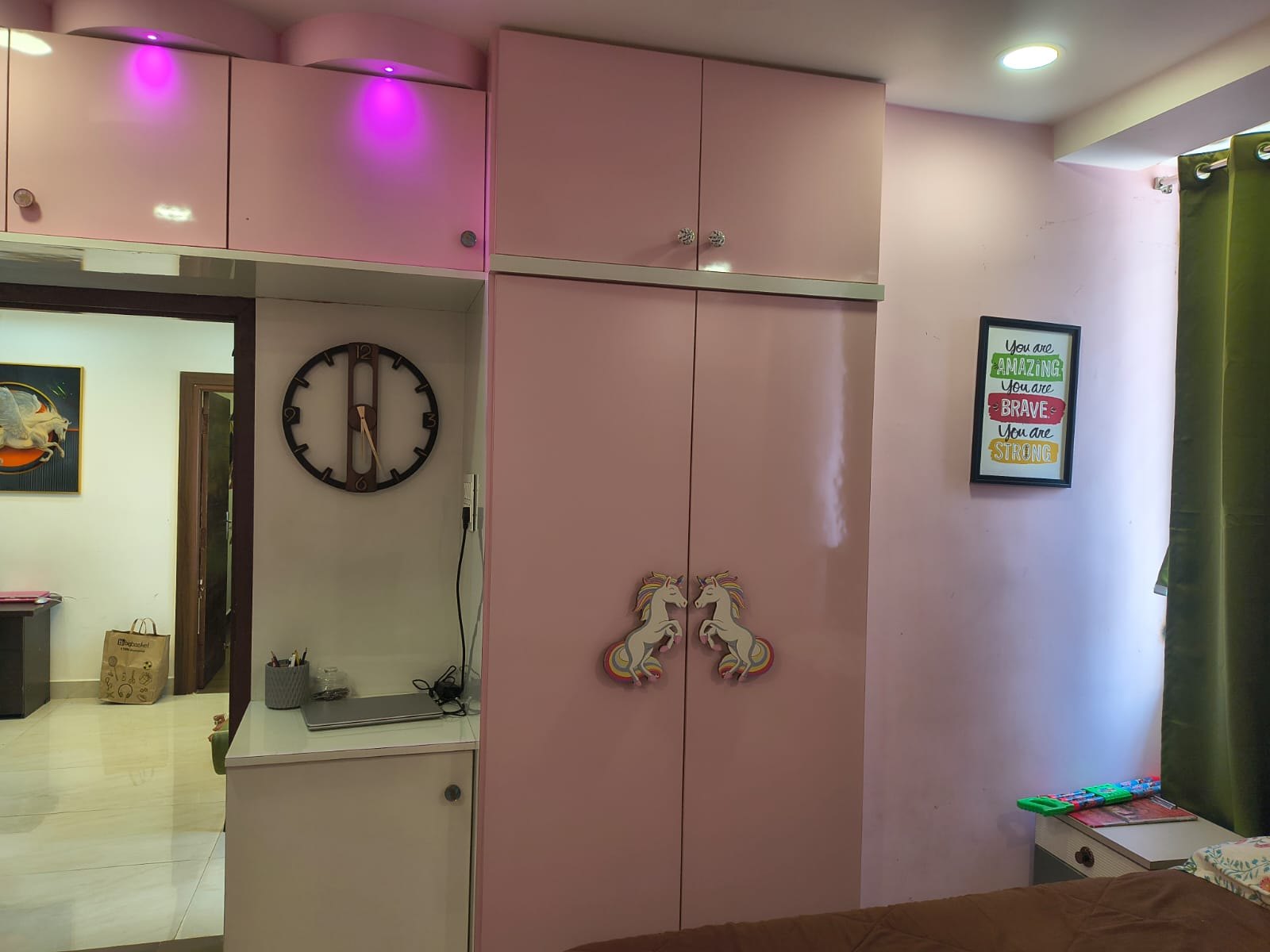 Ceiling design in a kids room